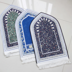 Tapis de prière épais et moelleux — détail